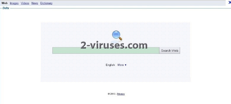 Delta Search virusas